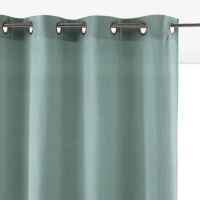 Штора Из велюра с люверсами Velvet 220 x 135 см зеленый LA REDOUTE INTERIEURS  фото, kupilegko.ru